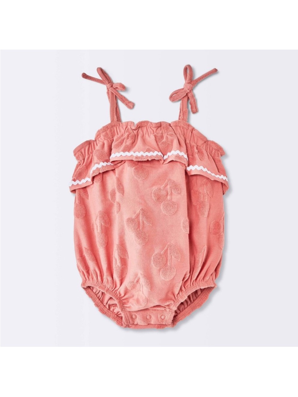 cloud island newborn Terry bubble sleeveless romper